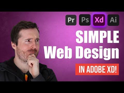 Simplistic Adobes XD Tutorial For Beginners 2023 - How I design Web Concepts!