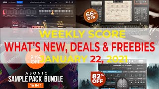 Weekly Plugin Deals, What's New and FREE | January 22, 2021 | Weekly Score screenshot 1