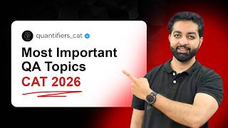 Most Important QA Topics | CAT 2026