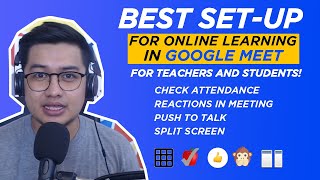 BEST Google Meet Set-up for Online Meetings, Online Teaching (Tagalog)
