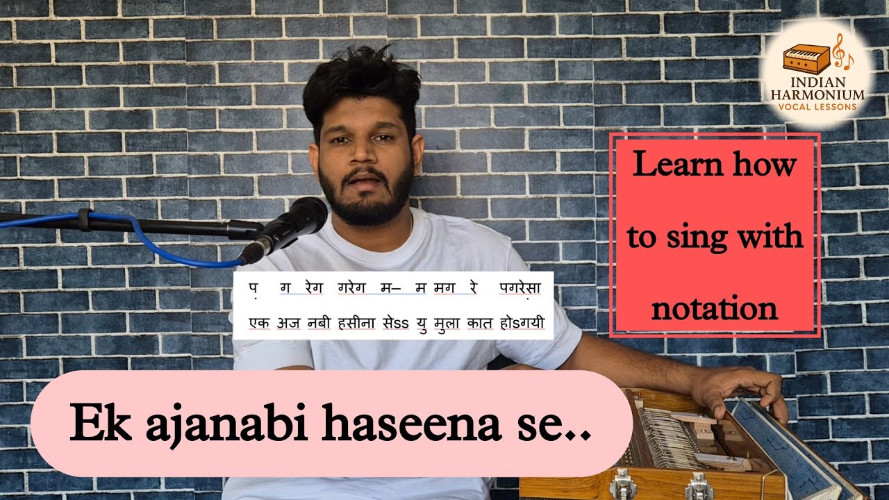 ek ajnabi haseena se | learn to sing 🎤| #indianmusic #learnsinging #musicteacher 