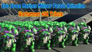 Space Marines Hell March Army Animation