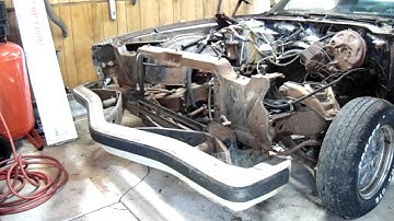 Classic Car Restoration #4 "Front Bumper Removal" 1976 Camaro