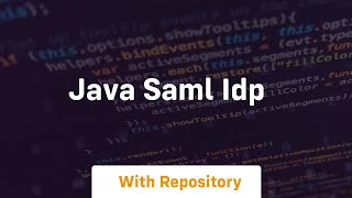 java saml idp