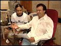 Kailash kher and nikhil vinay undertake a song recording session inside a mumbai studio