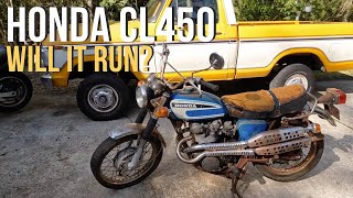 1974 Honda CL450 Will It Run After 25 Years #motorcyclerewind #vintagemotorcycles #cl450