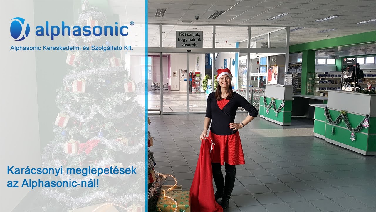 Karácsonyi meglepetések az Alphasonic-nál! - Biztonságtechnika - Számítástechnika - Alphasonic Kft.