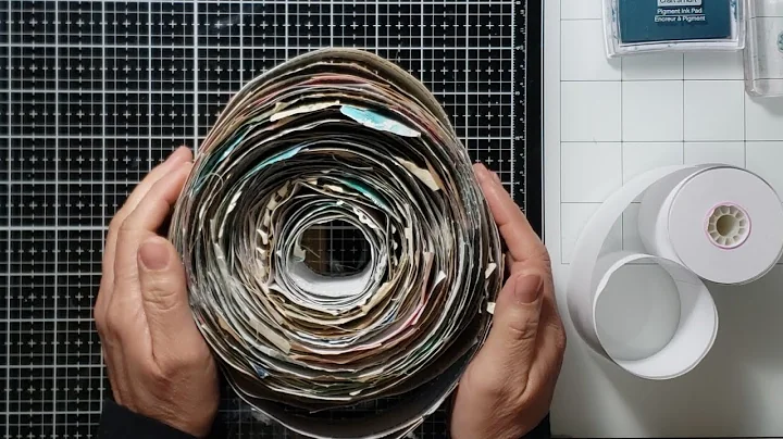 I Created A 55 Foot Long Snippet Roll From Paper Scraps - Plus Bonus Organization Tip