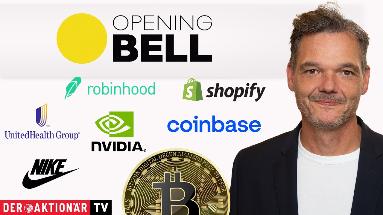 Bitcoin knackt neuen Rekord - Bitcoin, Coinbase, Robinhood, Nike,  UnitedHealth, Nvidia, Shopify