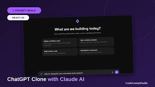I Asked Claude to Clone ChatGPT in ONE Prompt 😱 | React.js