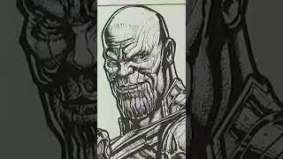 THANOS COLORING BOOK! Adding just a few little details... #shorts