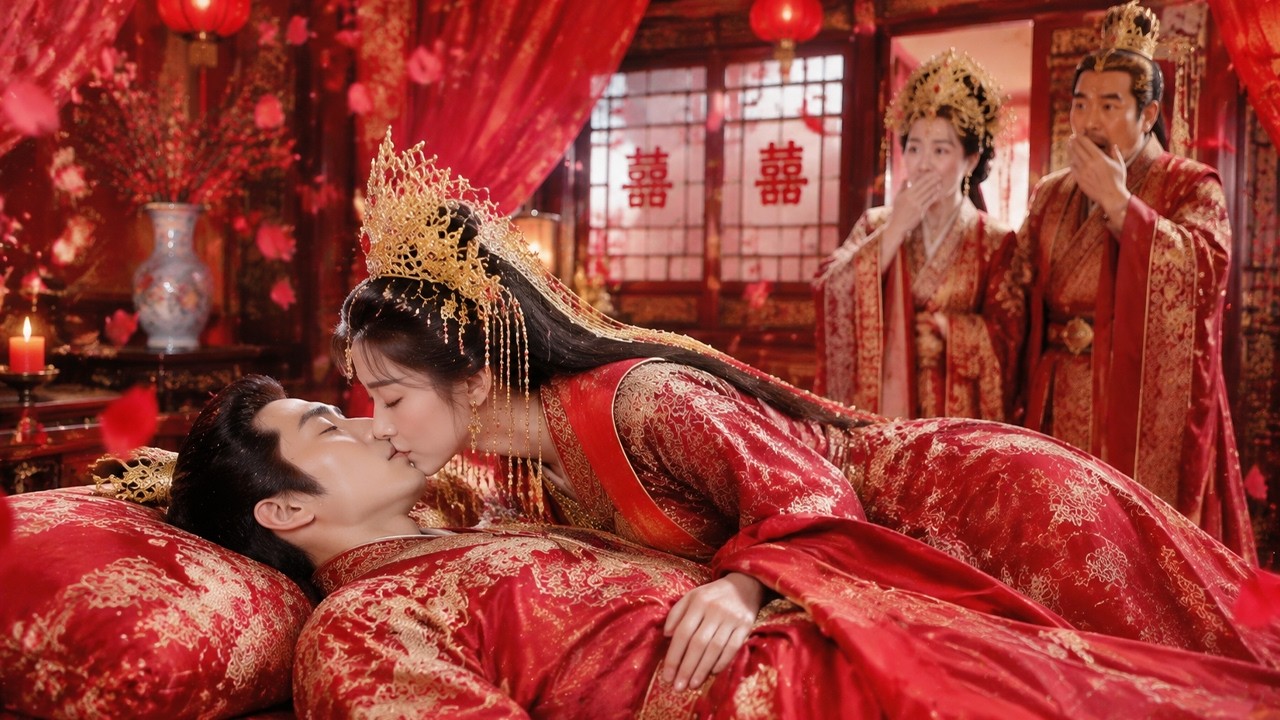 Waked as a pig farmer, she's forced to marry dying crown prince, but saves him with a magic spring!