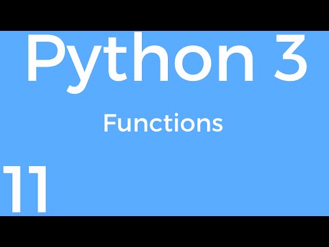 [Part 11] Python 3 for Beginners - Functions