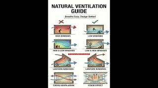 Basic Knowledge for Civil Engineering | Natural Ventilation Guide | #shorts #civilengineering