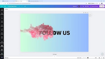 Try this Basic Canva Edit, Smoke effect! #canva