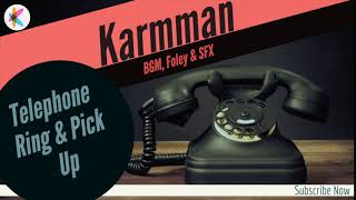 Old Telephone Ring & Pick Up | SOUND EFFECT | Karmman BGM, Foley & SFX | Best Quality