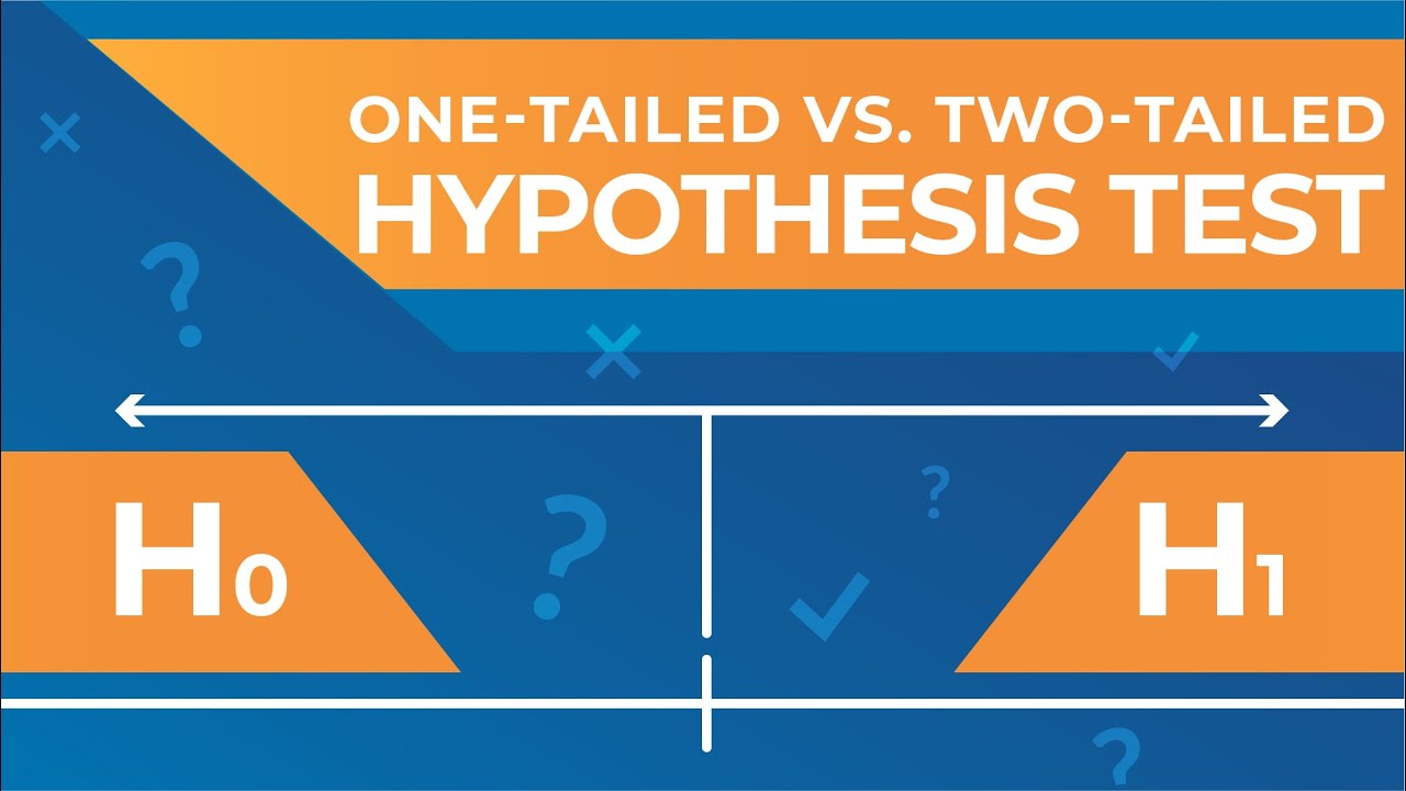 types of hypothesis one tailed two tailed