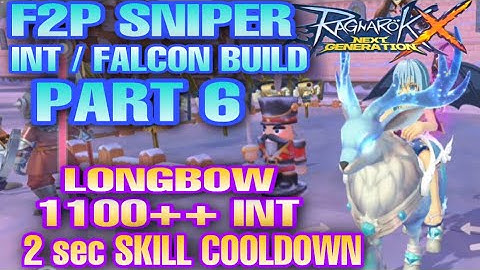 ROX INT FALCON SNIPER BUILD Part 6 [ 1,100+ INT / 2 Second Skill CoolDown Build ] F2P GUIDE
