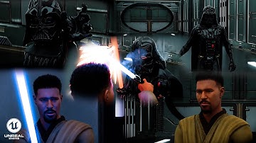 Darth Vader X Obi Wan Fight Scene I UE5 Unreal Engine 5.2