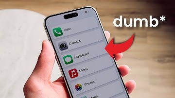 How to Turn ANY iPhone into a Dumb Phone