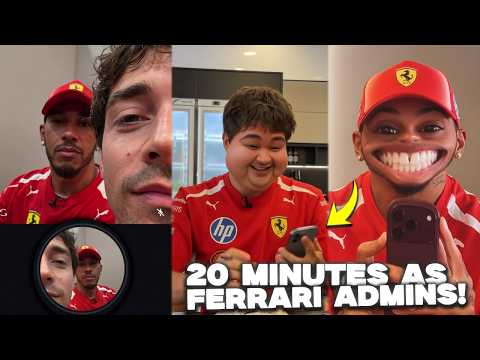 What Happened When Leclerc & Hamilton Took Over Ferrari’s Instagram for 20 Minutes!