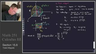 Math 251 - Section 15.6 - Triple Integrals (3 of 4)
