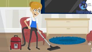 Cleaning Service Explainer 2D Animated Promo Video