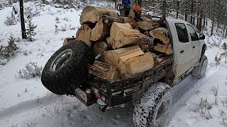 Can the Toyota Springs handle this Load of Wood??