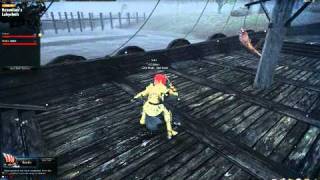 Vindictus EU slip dash with twin spears