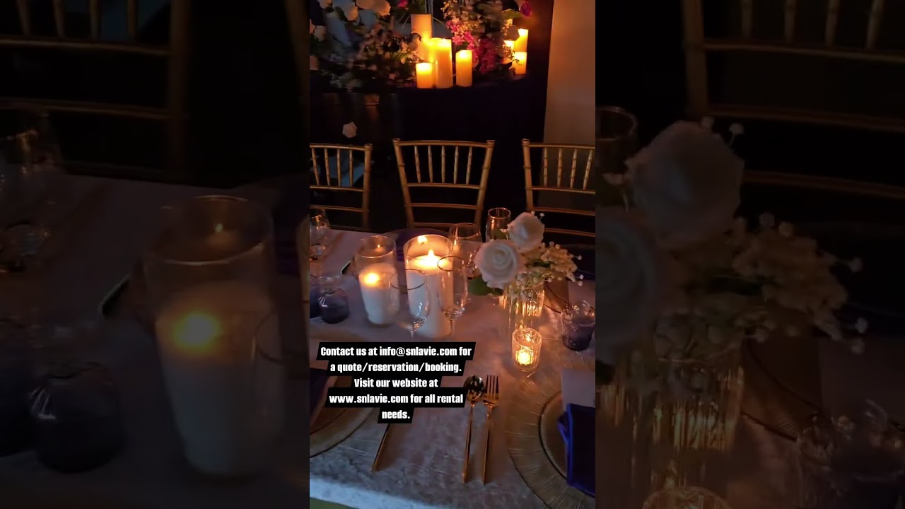 Elegant 50th Anniversary on a Budget 💛 | Styled by S.N. LaVie Events