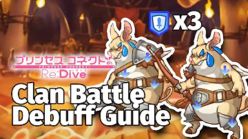 Debuff In-depth guide | Debuff Visualization | Clan Battle Strategies [Princess Connect Re:Dive]