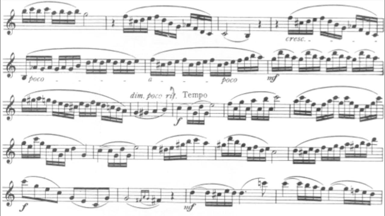 C. Rose etude 1 from 40 studies for (quarter note = 76) YouTube