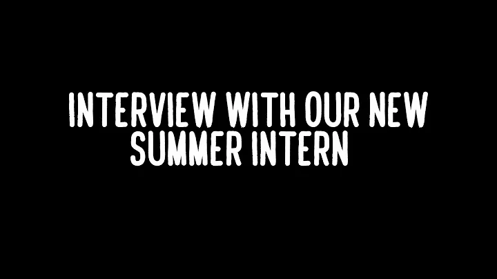 Summer Intern Ben deJong