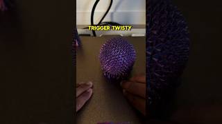 3D-Printed Spikey Sensory Trigger Twisty Spiral Fidget Sphere #asmr