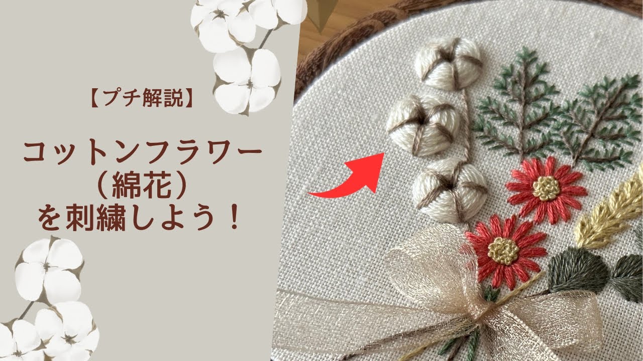 手作りハンドメイド貼り布刺繍花鳥綿ベスト