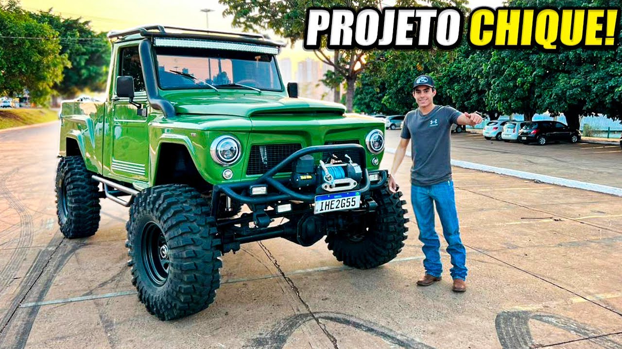 FORD F-75 COM MOTOR BI-TURBO E PREPARADA PARA TRILHA!!