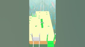 Bridge Race game play level 19 🎮😔💪🤩#gaming #youtubeshorts #short #trendingshorts