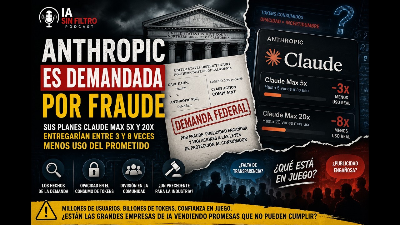 Anthropic demandada: ¿Claude Max engaña a sus usuarios? La verdad