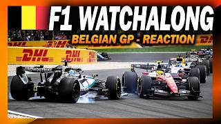 🔴 F1 Watchalong - BELGIAN GP - REACTION - with Commentary &amp; Live Timings