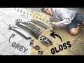 DIY | RATTLE CAN | GLOSS BLACK | Painting Grilles and Trim *Fiesta ST150*