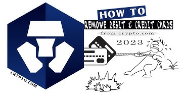 How to remove Debit cards and Credit cards from crypto.com? 2023