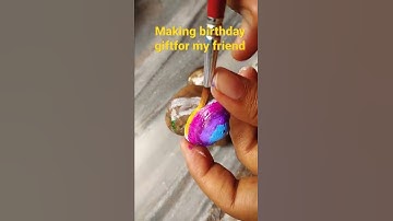 Making shell key chain for my friend #diy #shorts #youtubeshorts #diycrafts