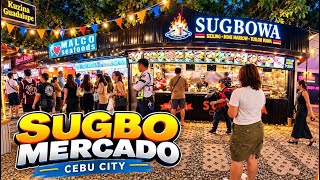 New Location Sugbo Mercado | Walking Food Tour 2026 Cebu Philippines | 4K Walk