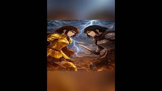 Ira duels her alternate future timeline self