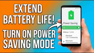 How to Turn On Power Saving Mode on Android Phone (Battery Saver!)