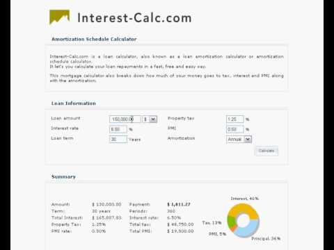 amortization calc com
