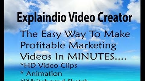 Explaindio Video Creator Ultimate Review