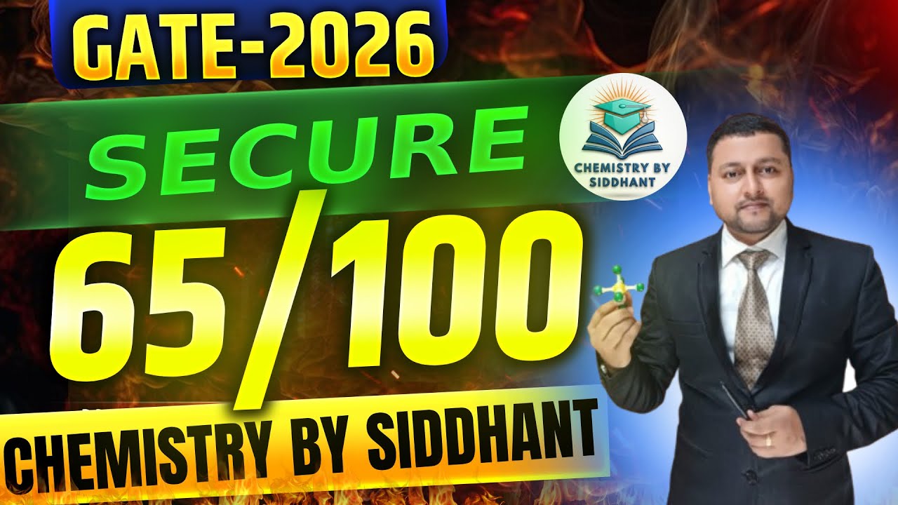 GATE Chemistry 15 Days Strategy. PK Siddhant