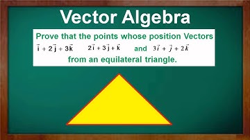 Equilateral triangle of examples vectors form
