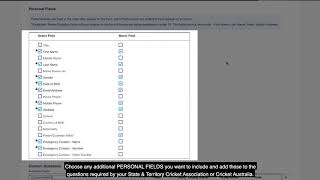 Online Registration: Registration form setup screenshot 5